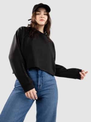 Levi's raw hotsell cut crop hoodie